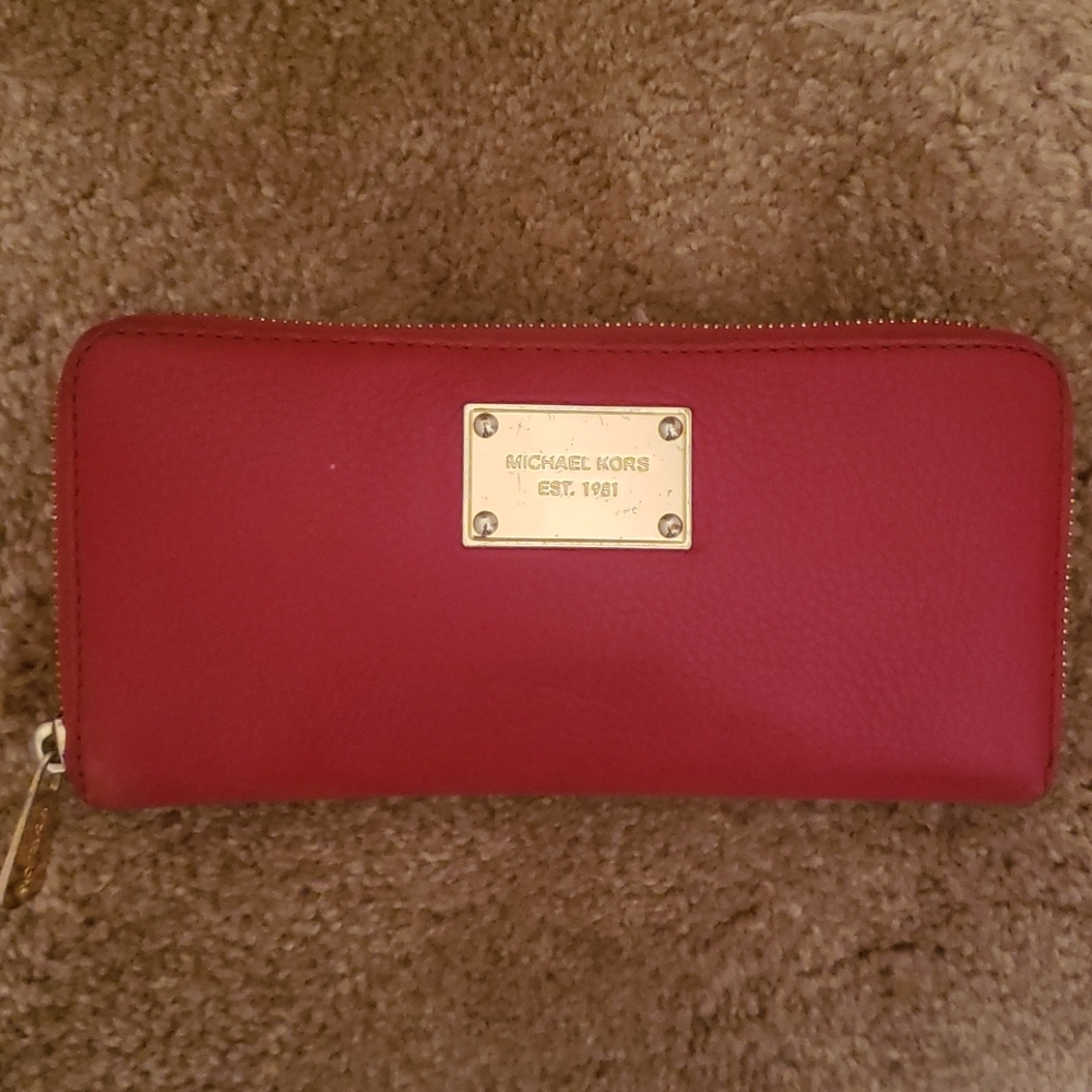 Michael Kors Pebbled Leather Wallet